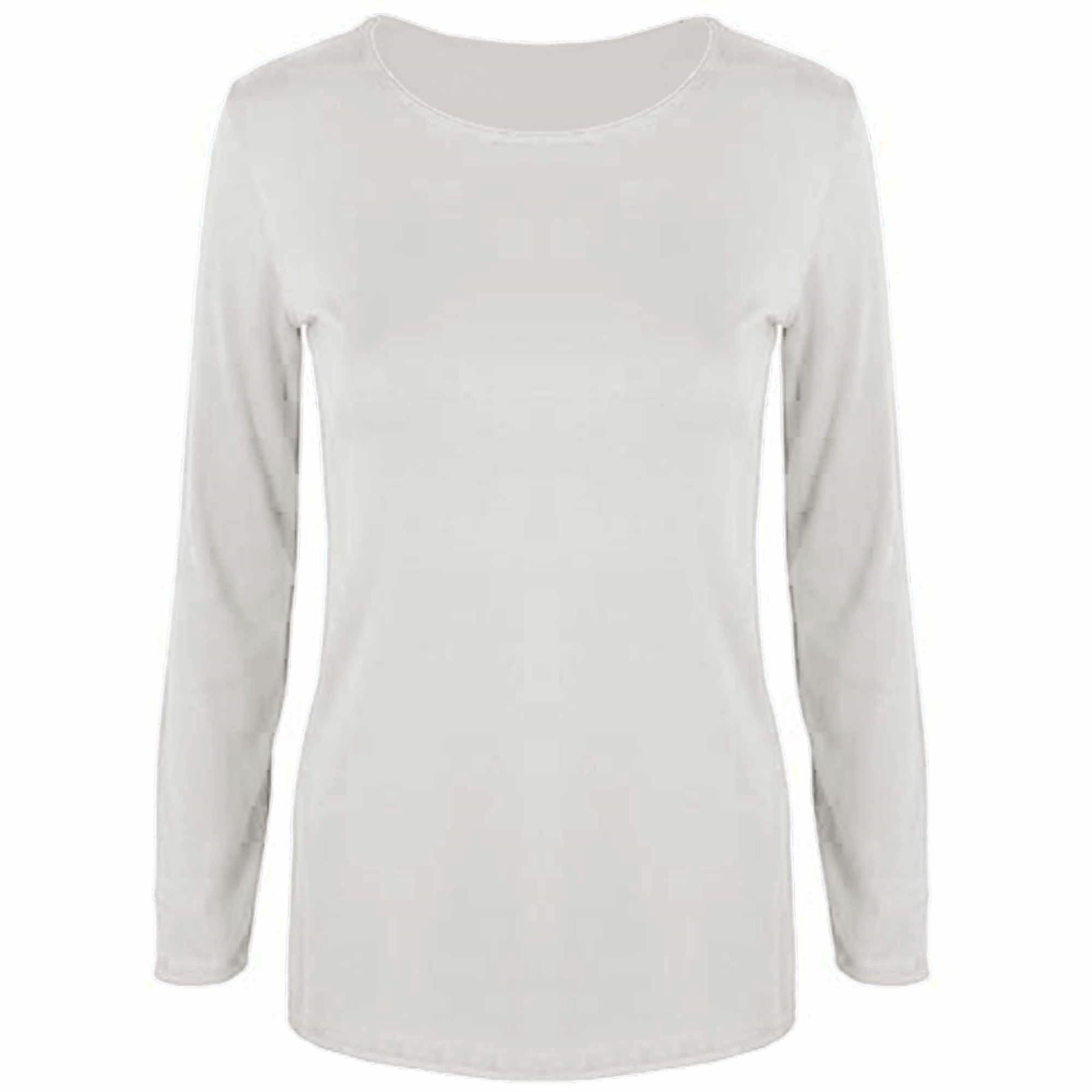 Olivia Plain Casual Long Sleeve T Shirt