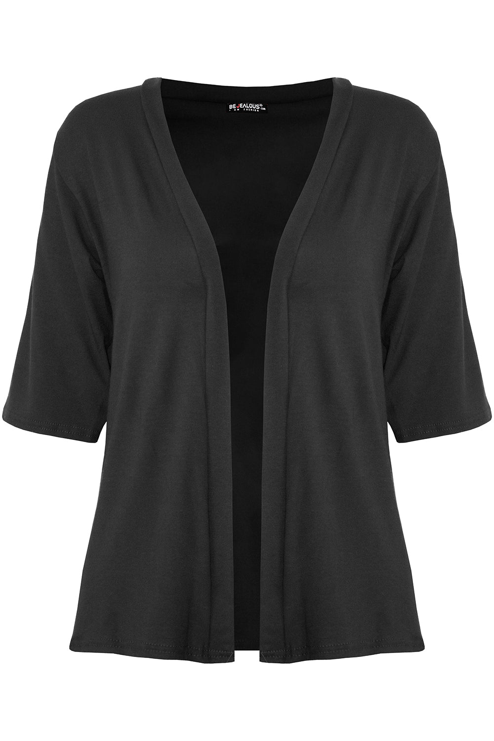 Mia Open Front 3/4 Sleeve Cardigan