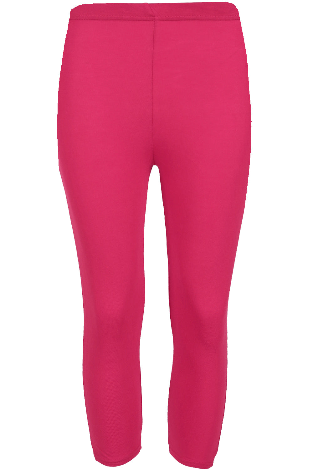 Mia 3/4 Length Plain Jersey Workout Leggings