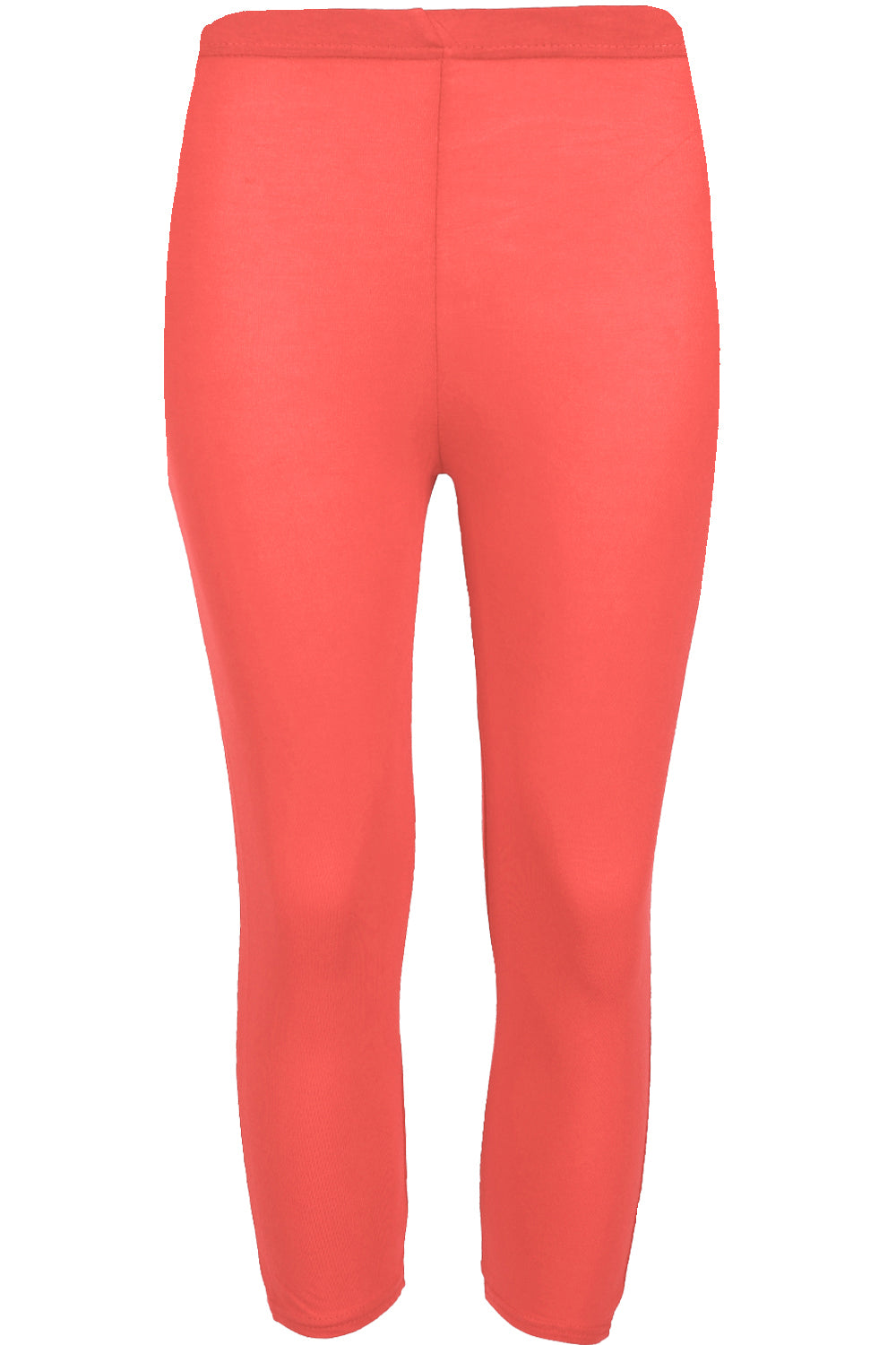 Mia 3/4 Length Plain Jersey Workout Leggings