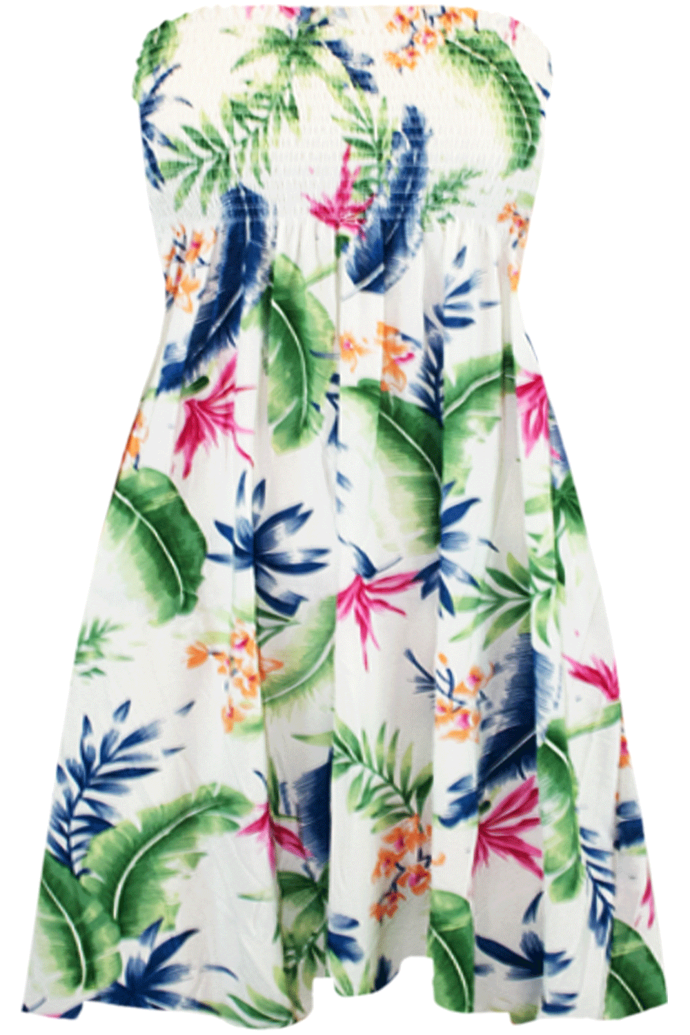 Sheered Bardot Red Floral Mini Swing Dress
