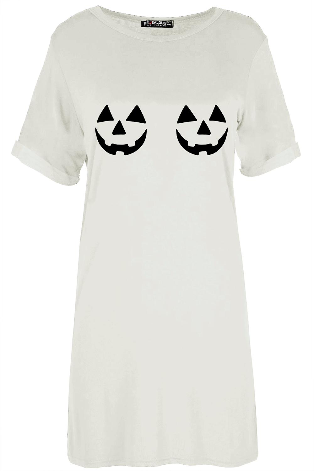 Sarah Halloween Turn Up Sleeve Baggy Mini Dress