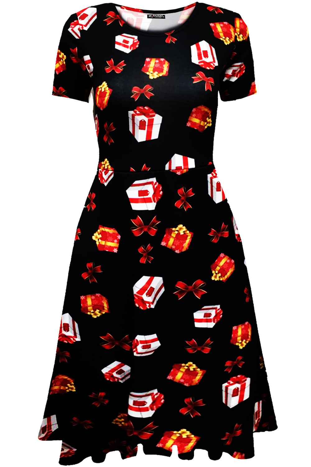 Mila Christmas Santa Snowman Bauble Xmas Dress