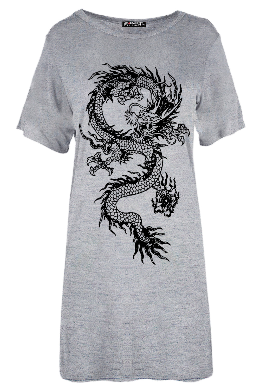 Sarah Dragon Cotton Nightshirt Dress