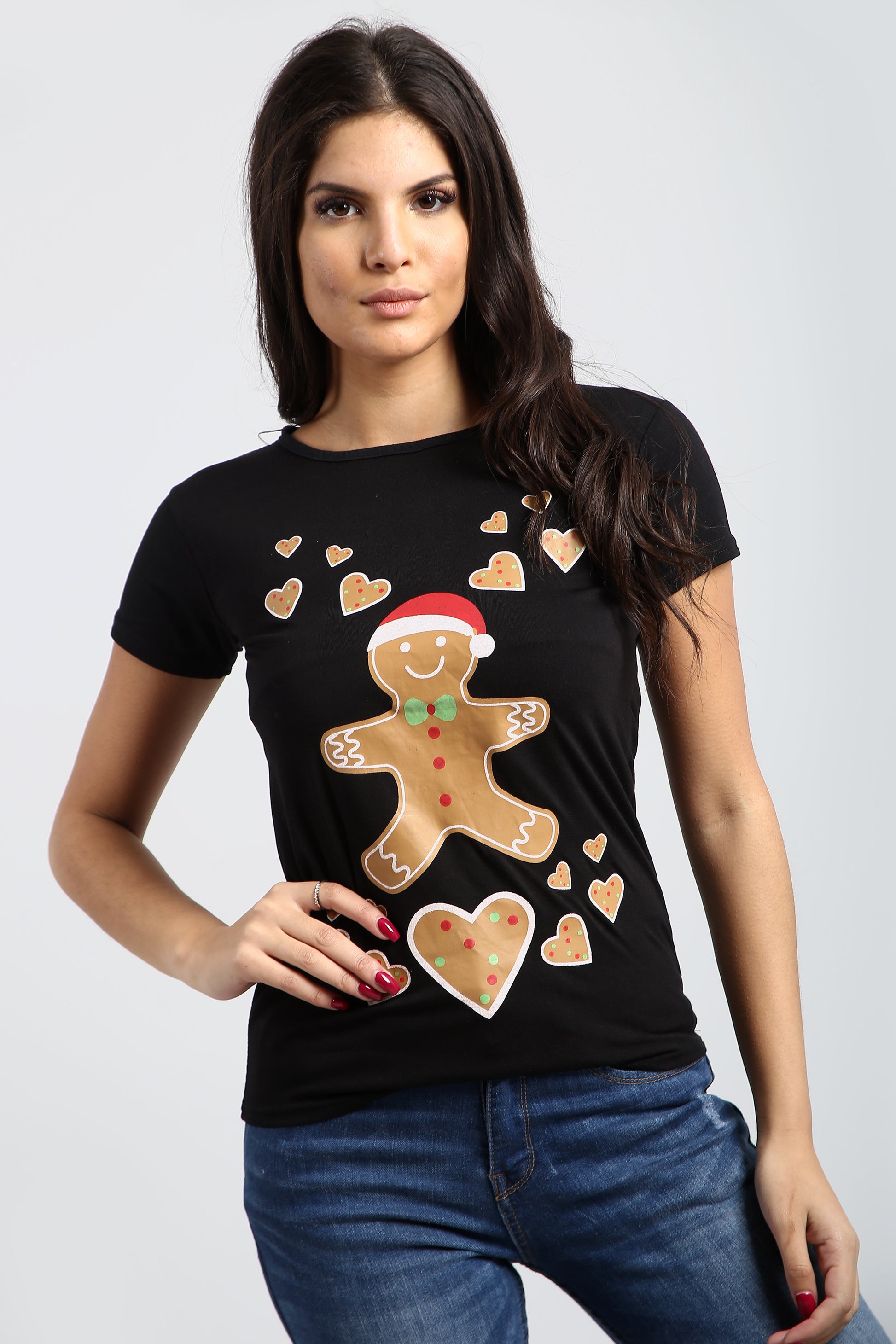 Maisie Christmas Cap Sleeve Xmas T Shirt