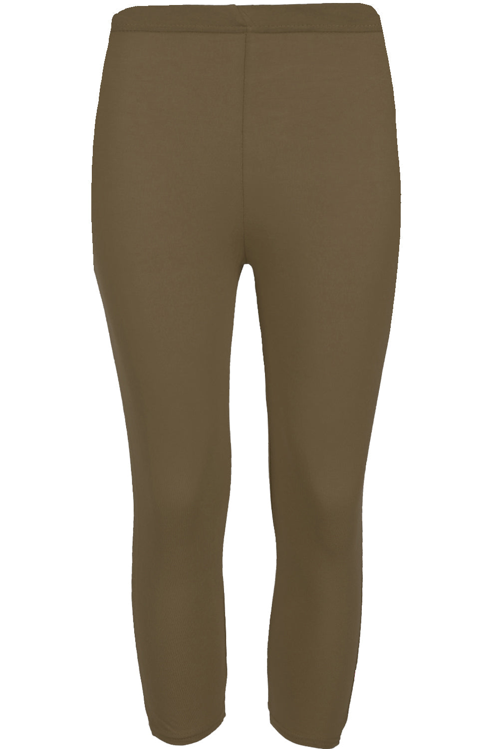 Mia 3/4 Length Plain Jersey Workout Leggings