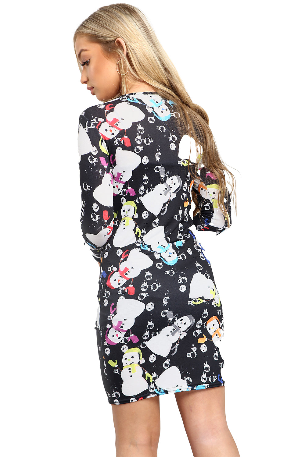 Evie Christmas Santa Rudolph Reindeer Bodycon Dress