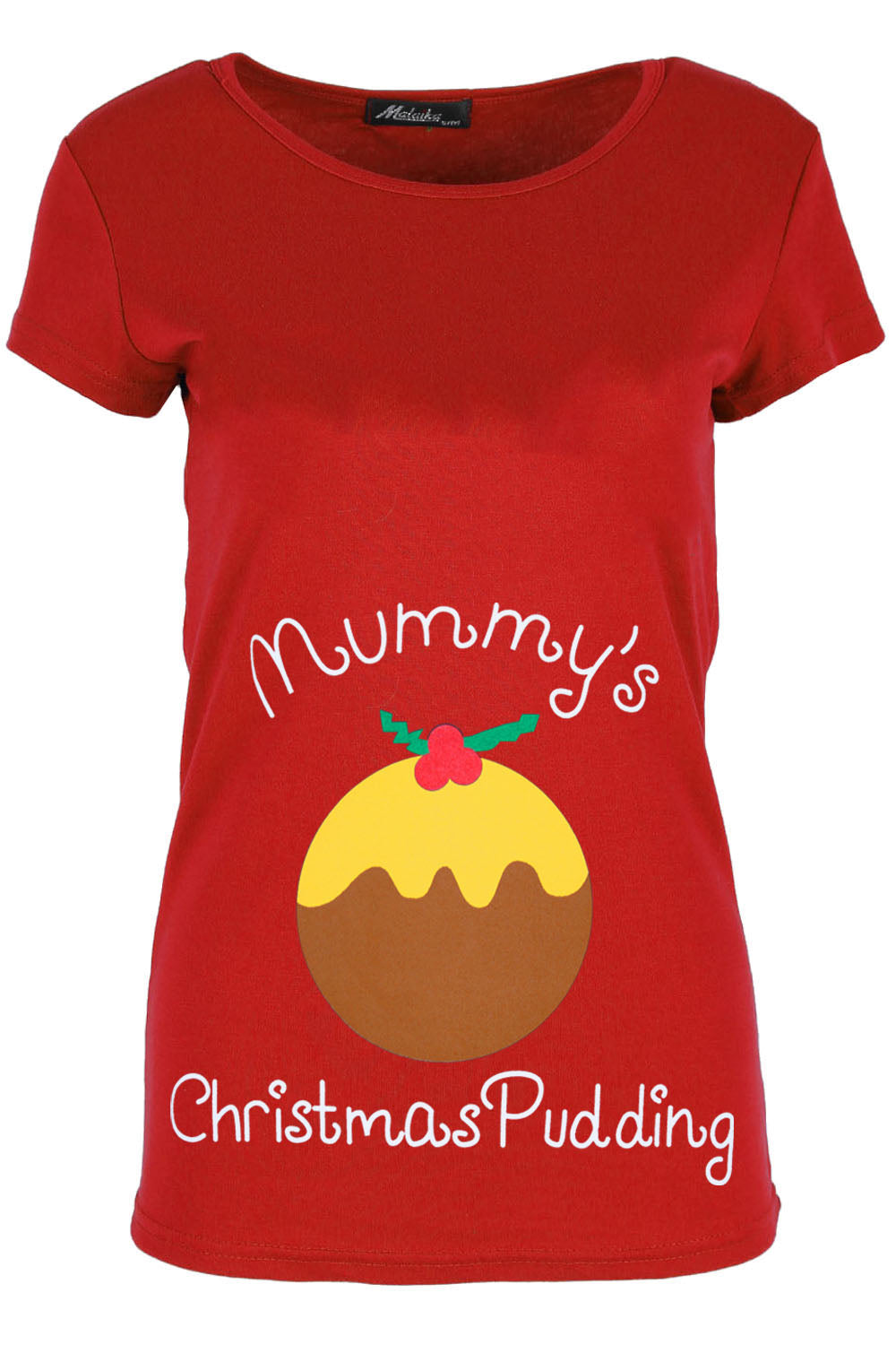Mummys Christmas Pudding Maternity Tshirt - bejealous-com