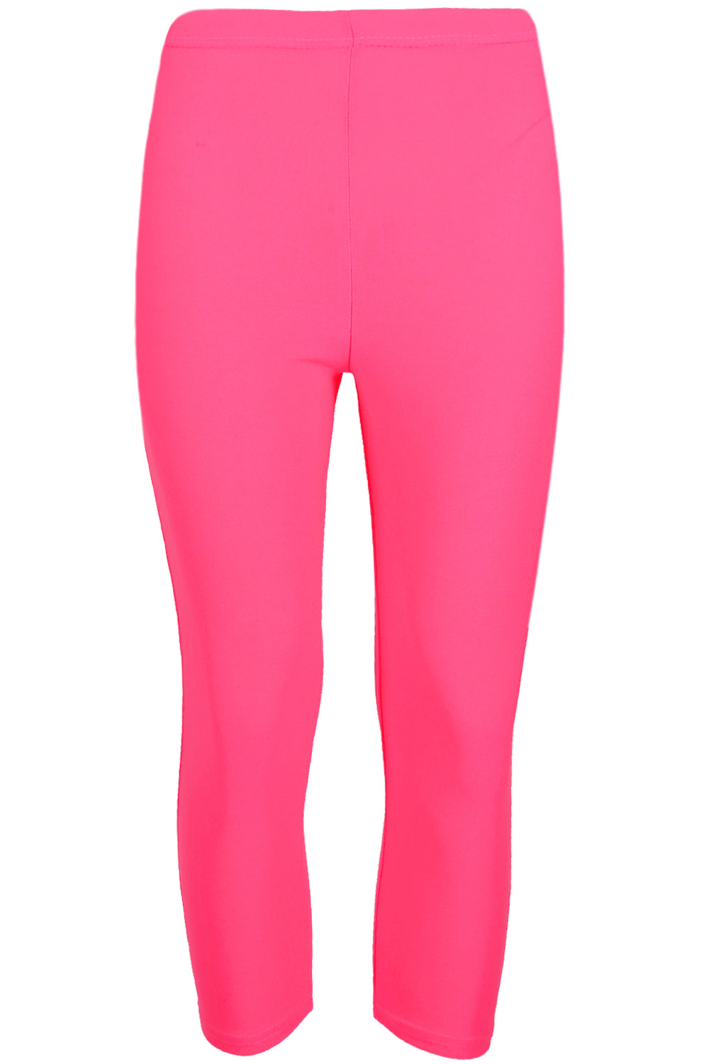 Mia 3/4 Length Plain Jersey Workout Leggings