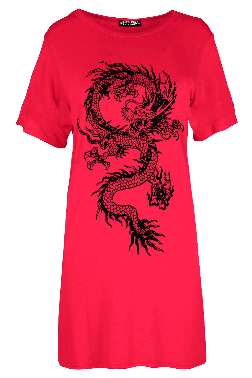 Sarah Dragon Cotton Nightshirt Dress