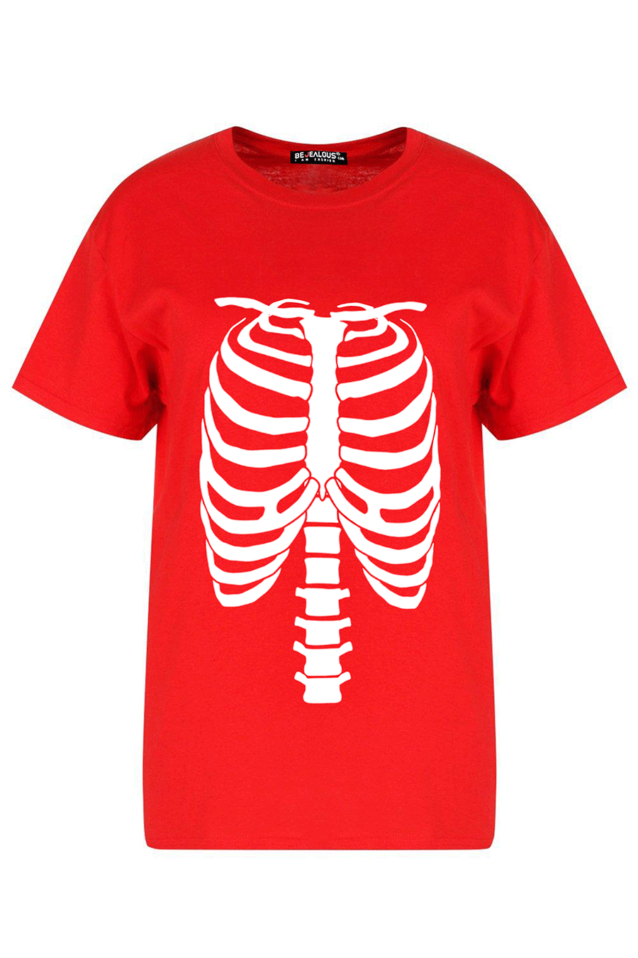 Grace Halloween Baggy Skeleton Costume T-Shirt