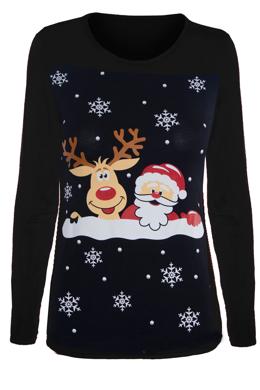 Scarlett Long Sleeve Christmas Print Tshirt