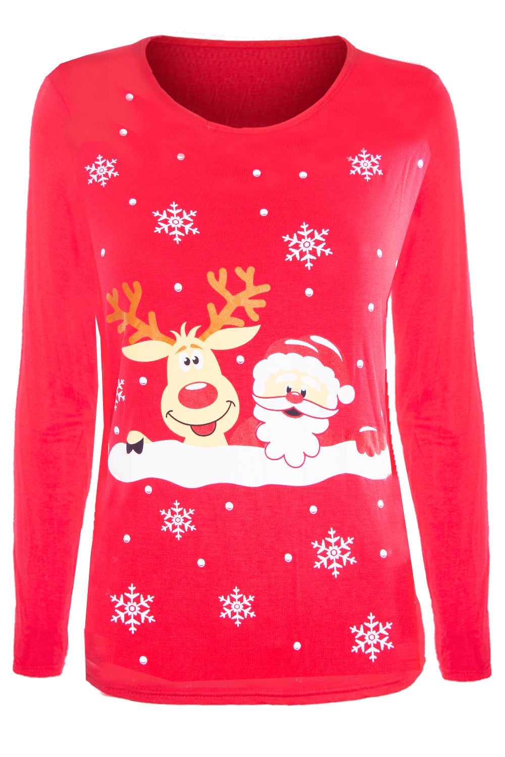 Scarlett Long Sleeve Christmas Print Tshirt