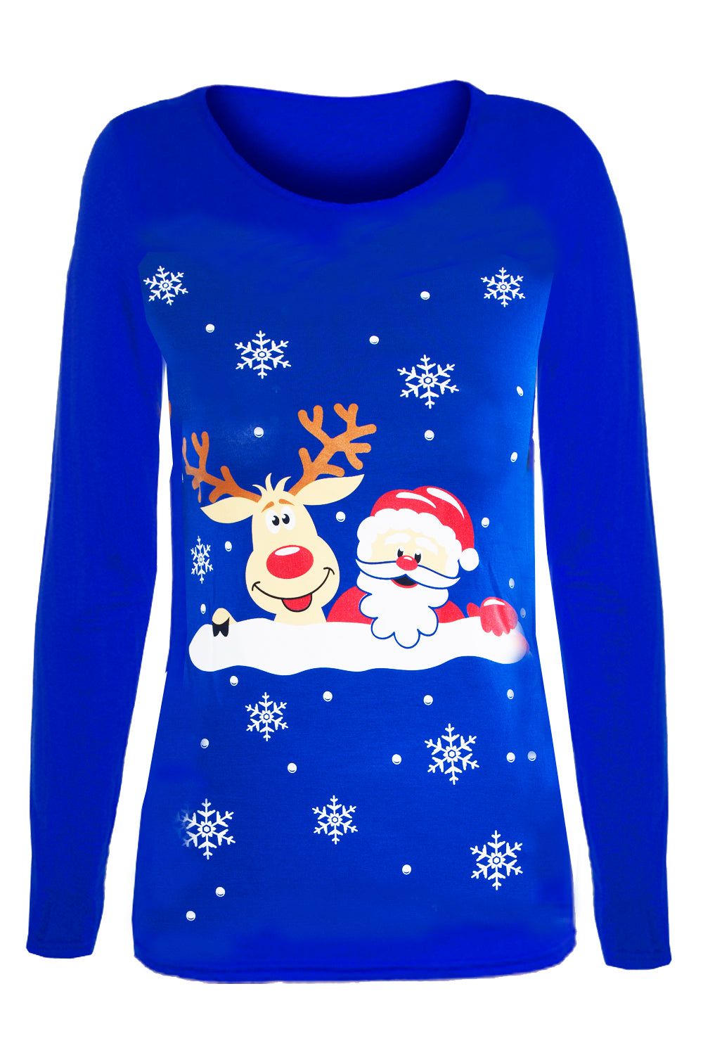 Scarlett Long Sleeve Christmas Print Tshirt