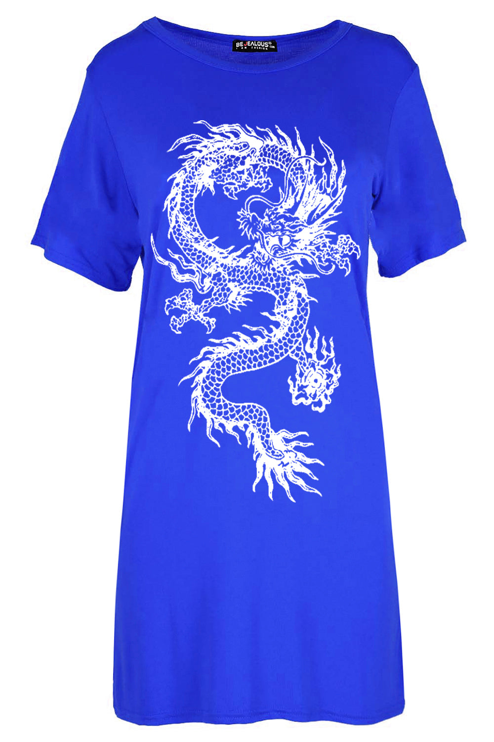 Sarah Dragon Cotton Nightshirt Dress