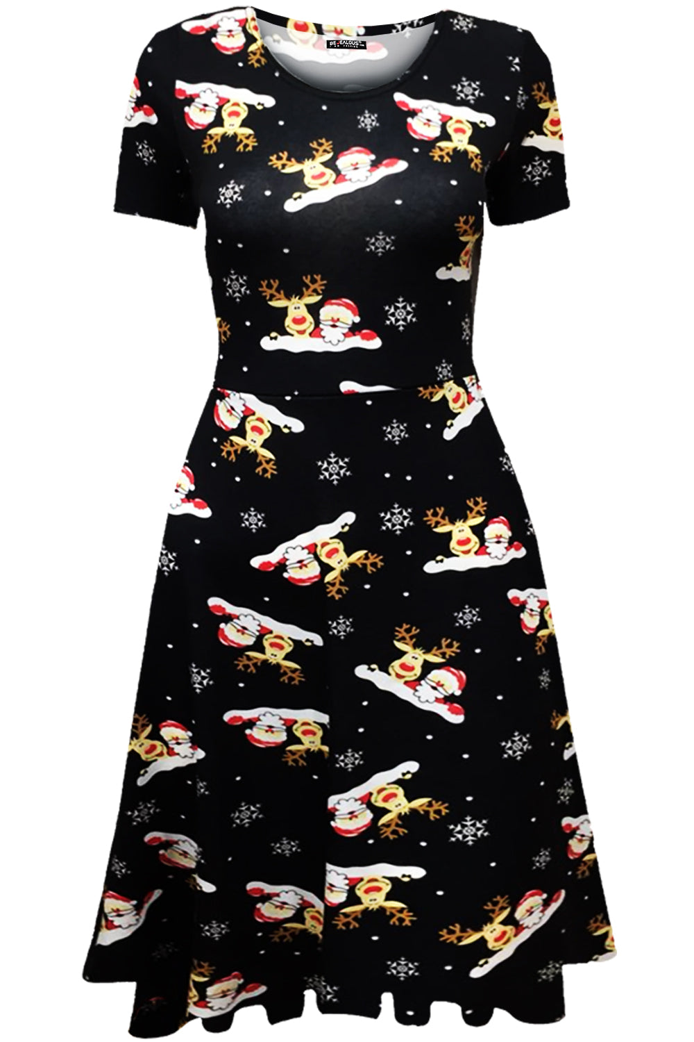 Mila Christmas Santa Snowman Bauble Xmas Dress