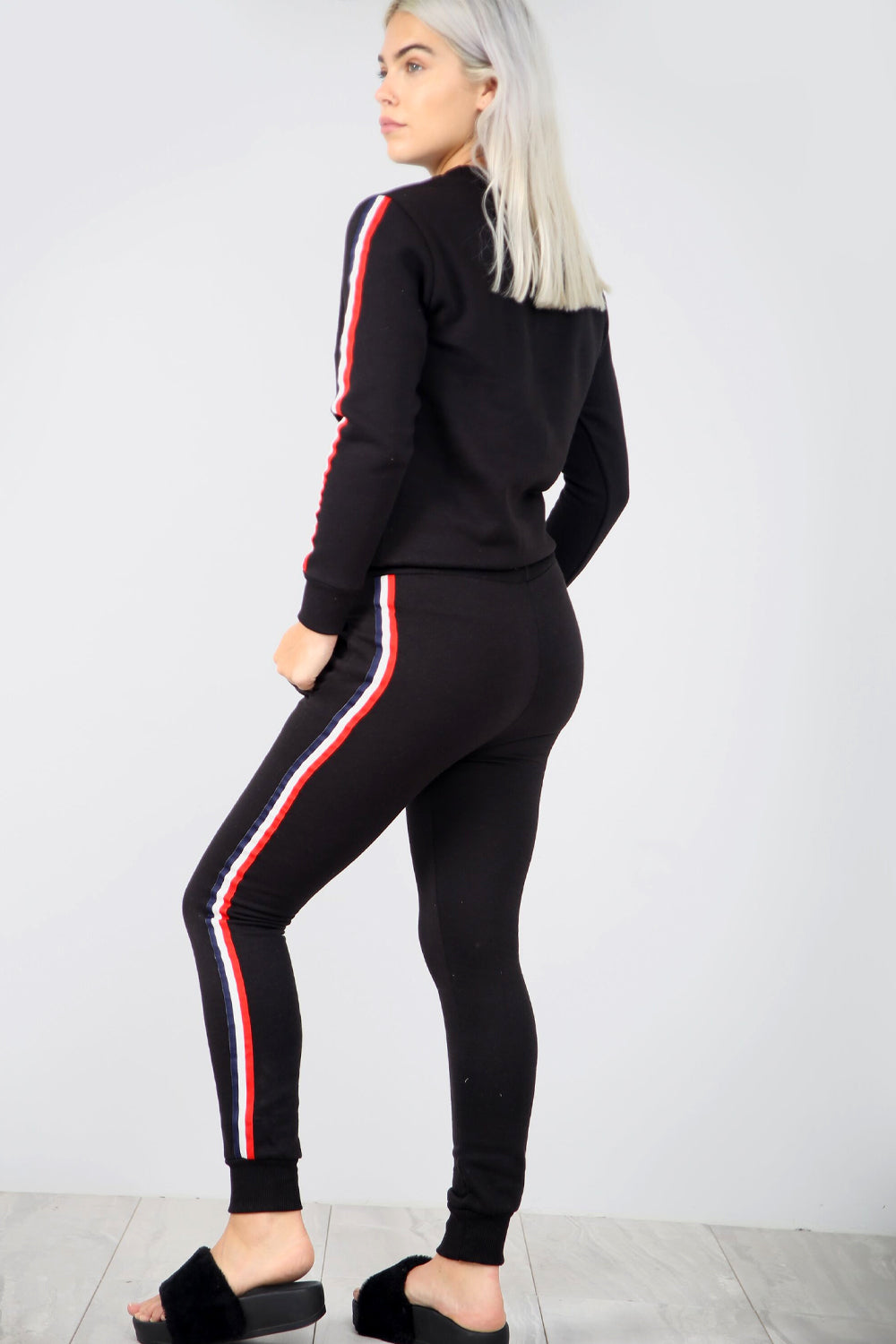 Lucinda Side Stripe Lounge Wear Coord - bejealous-com