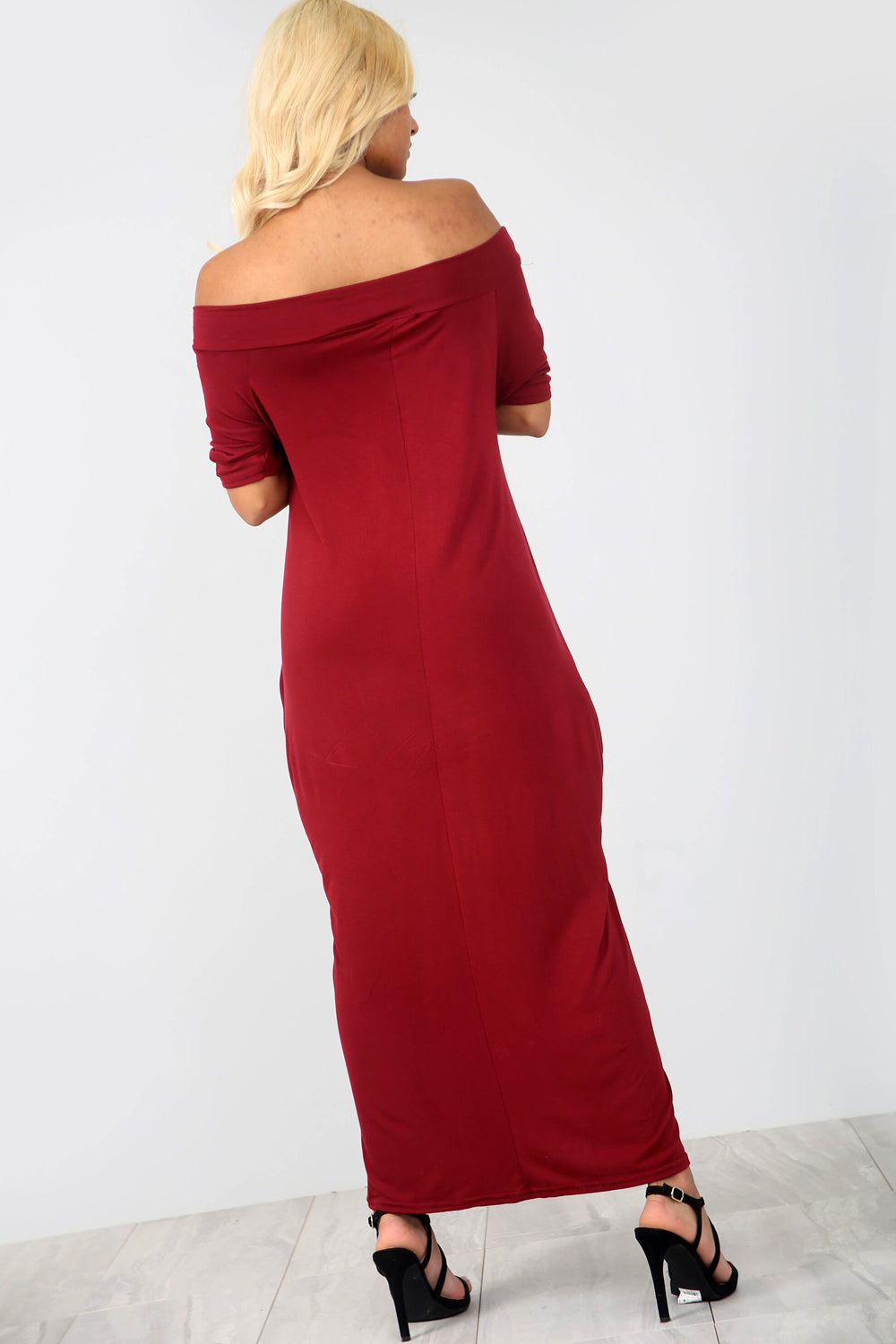 Bardot Basic Jersey Khaki Slinky Maxi Dress - bejealous-com