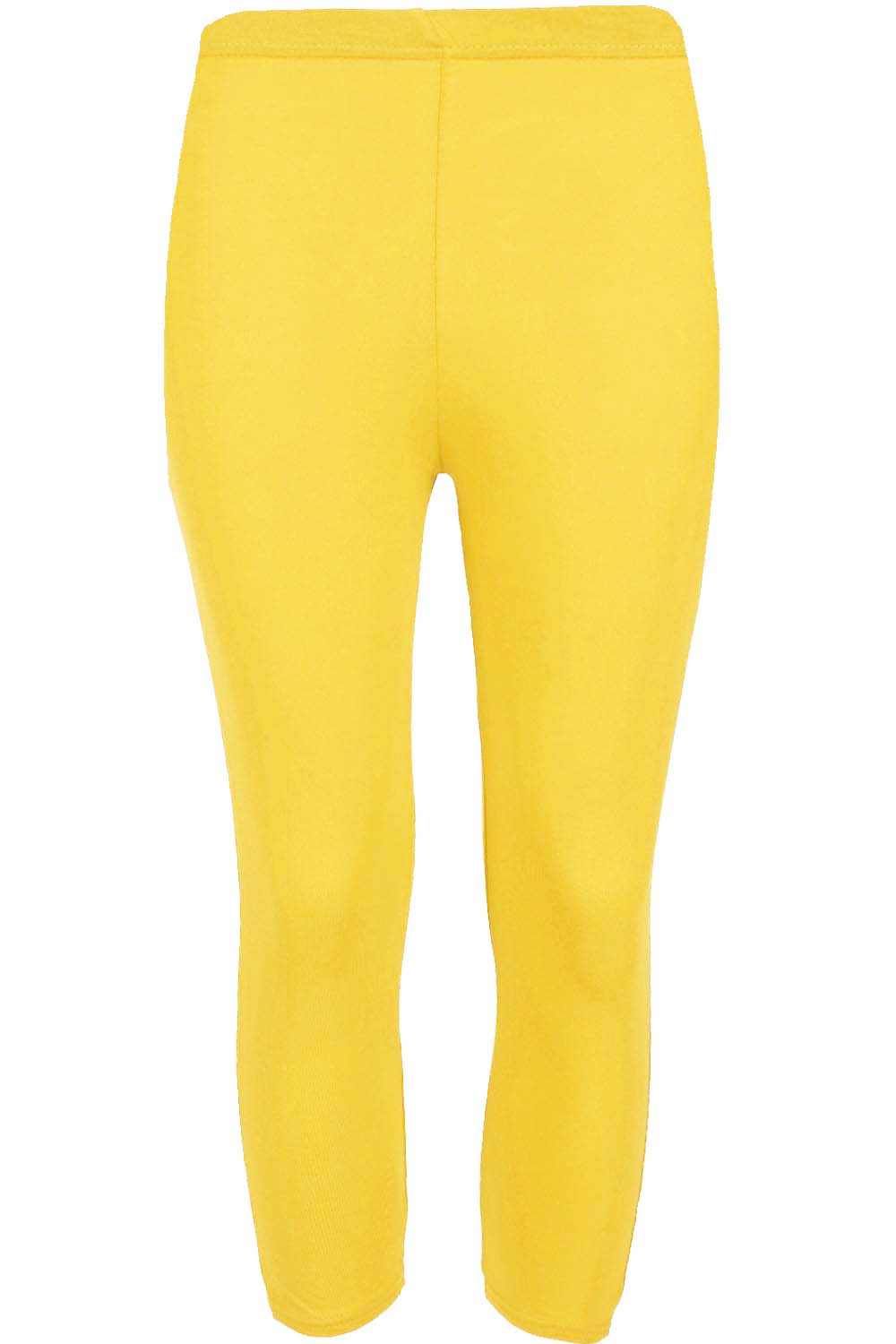 Mia 3/4 Length Plain Jersey Workout Leggings