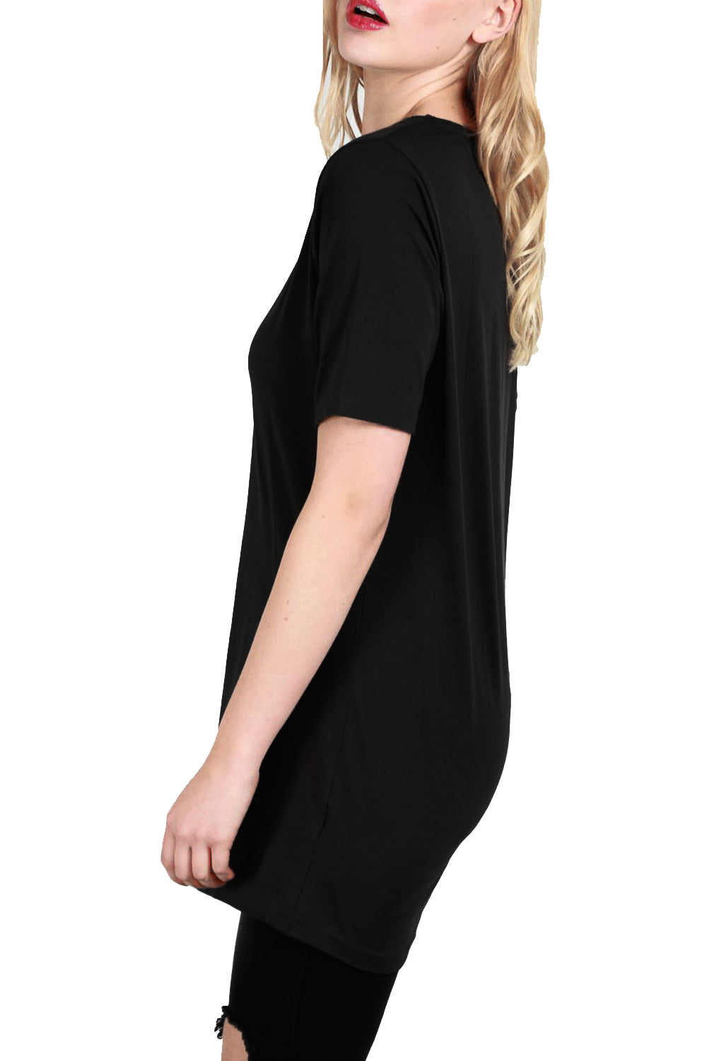 Jayde Doodle Butterfly Print T Shirt Dress