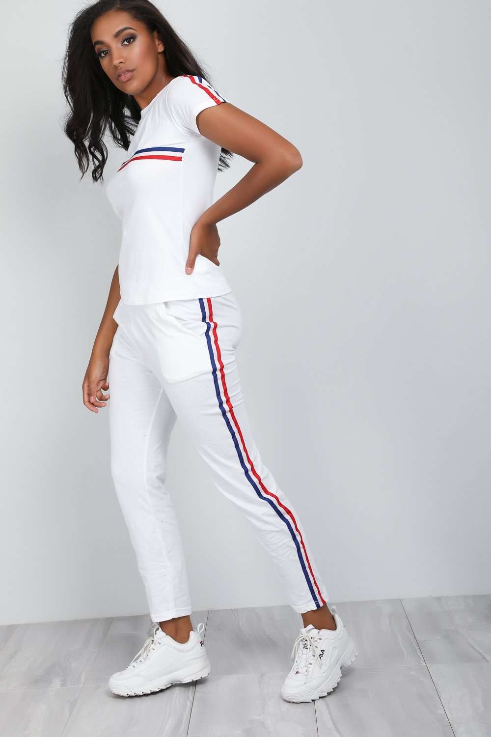 Ellise Striped Lounge Set - bejealous-com