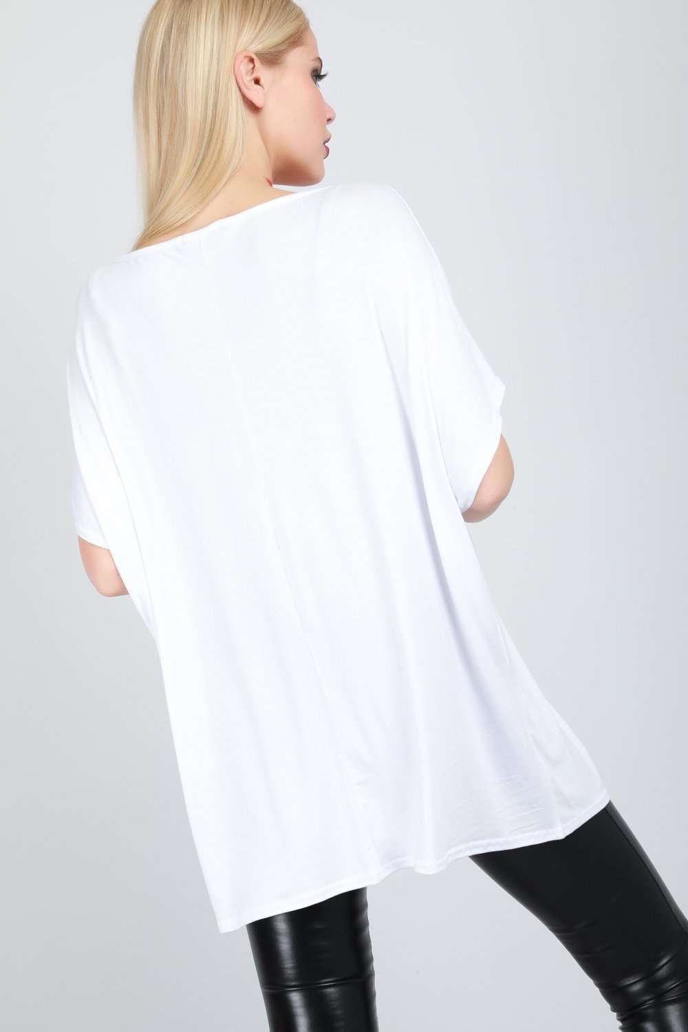 Halloween Slogan Print Baggy Tshirt - bejealous-com