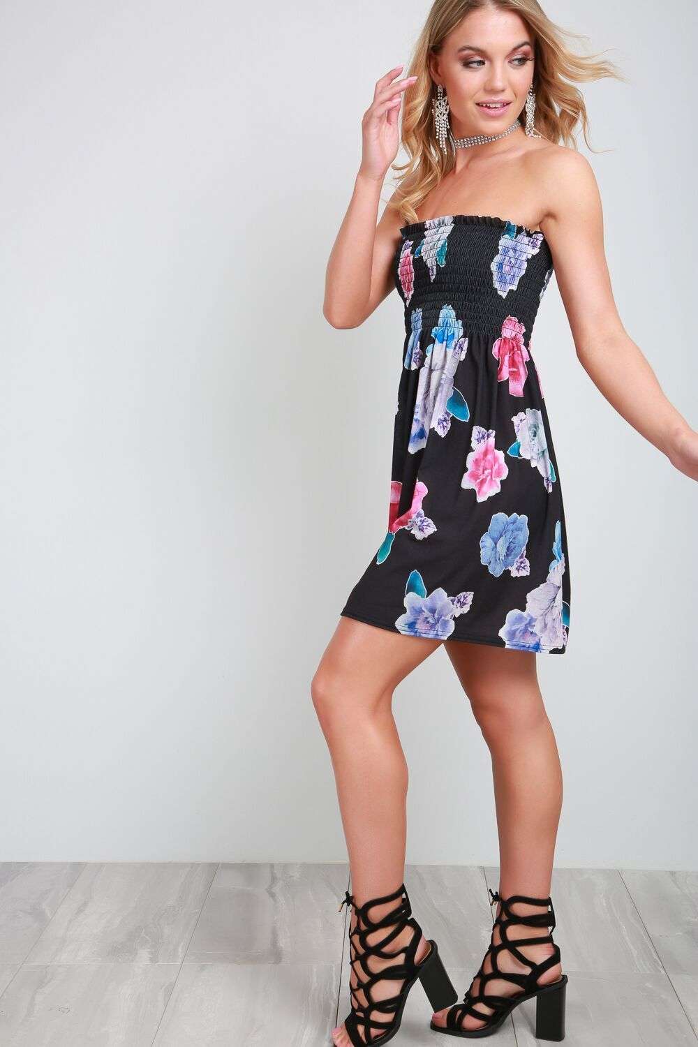 Hettie Bardot Swing Dress - bejealous-com