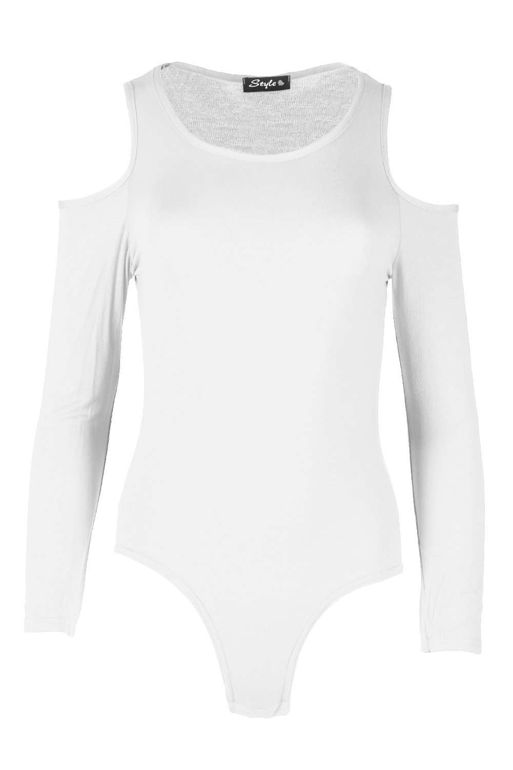 Jasmine Cold Shoulder Long Sleeve Bodysuit - bejealous-com