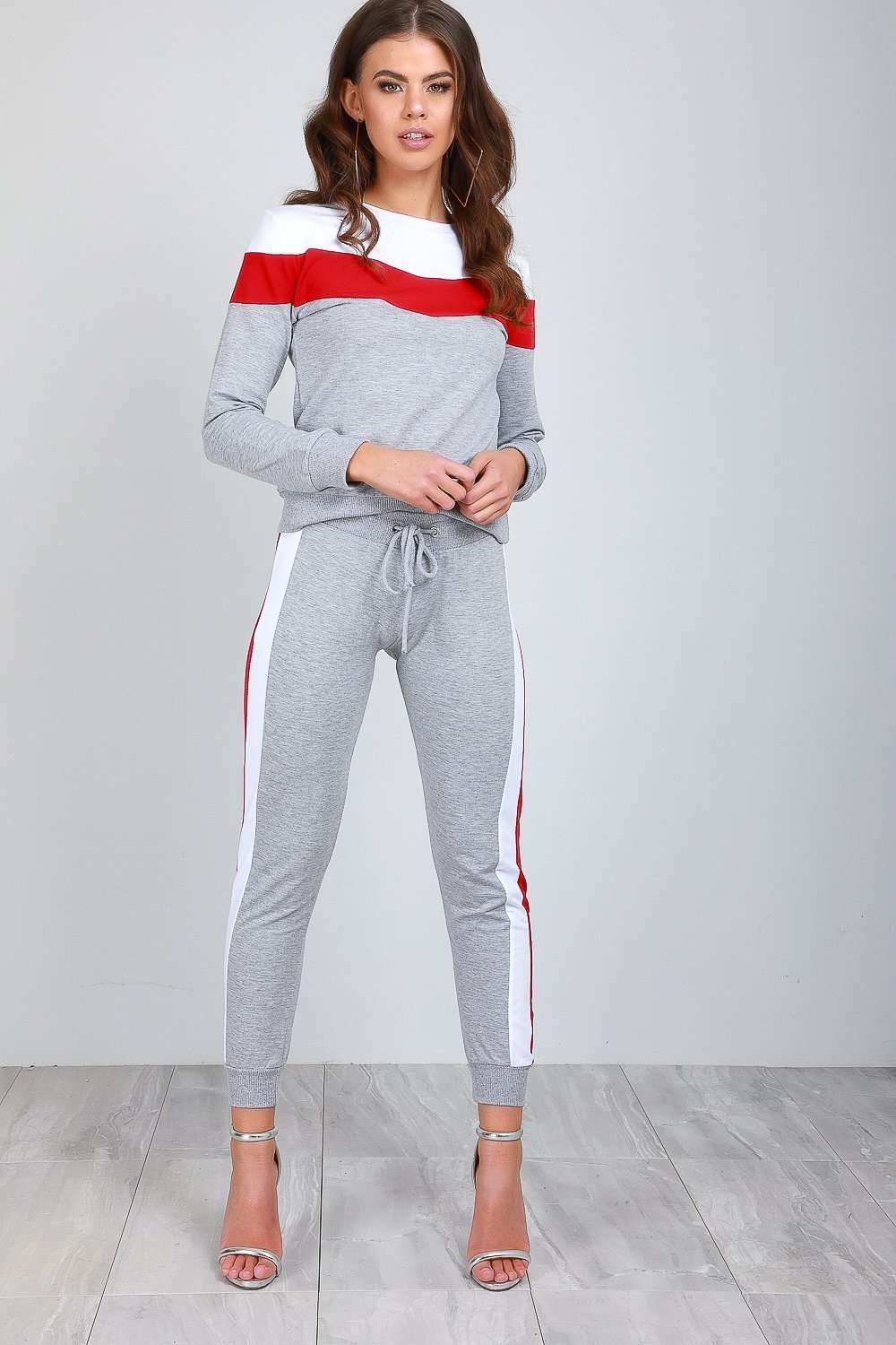 Melanie Striped Paneled Lounge Wear Coord - bejealous-com