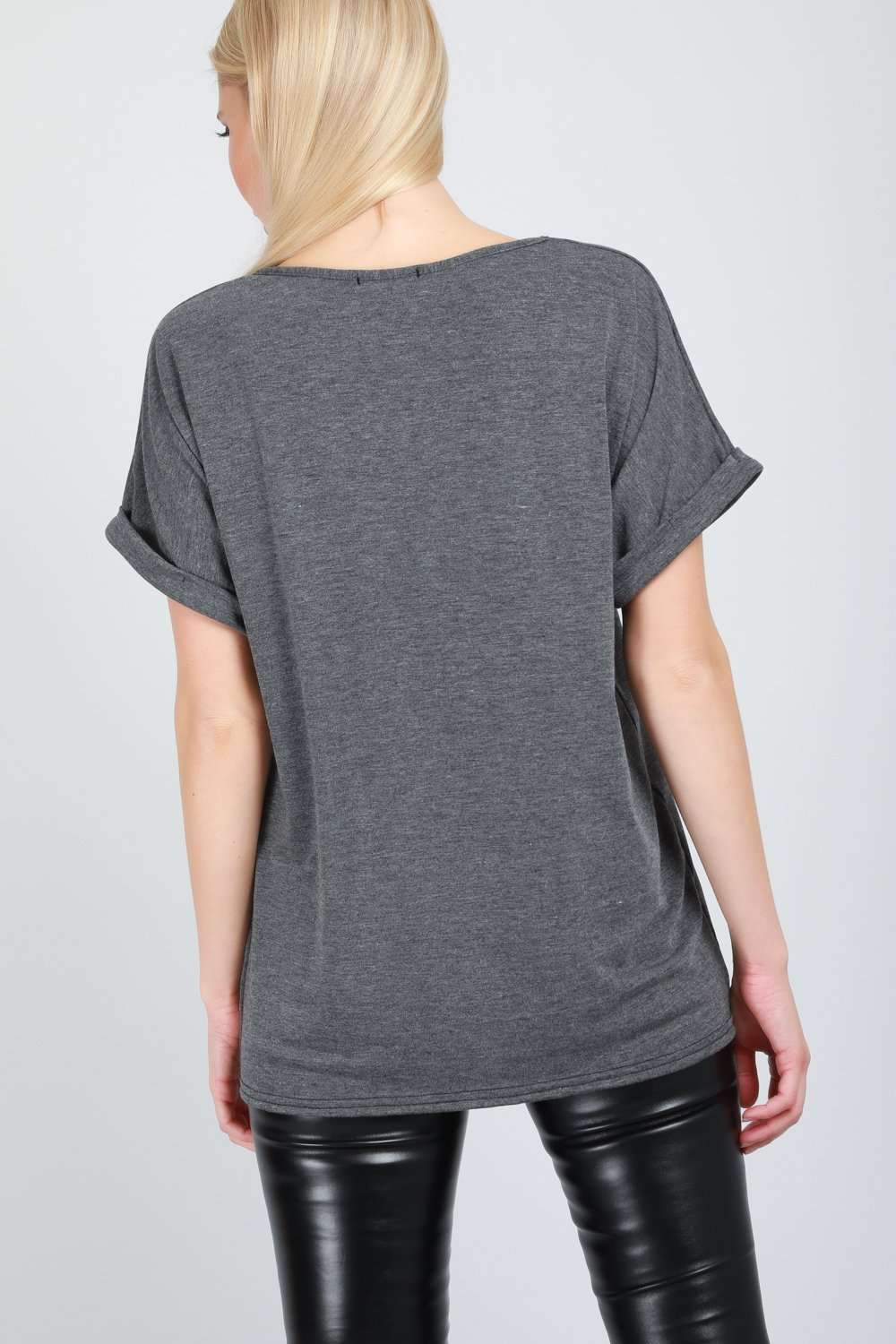 Oversized Graphic Print Skull Tshirt - bejealous-com