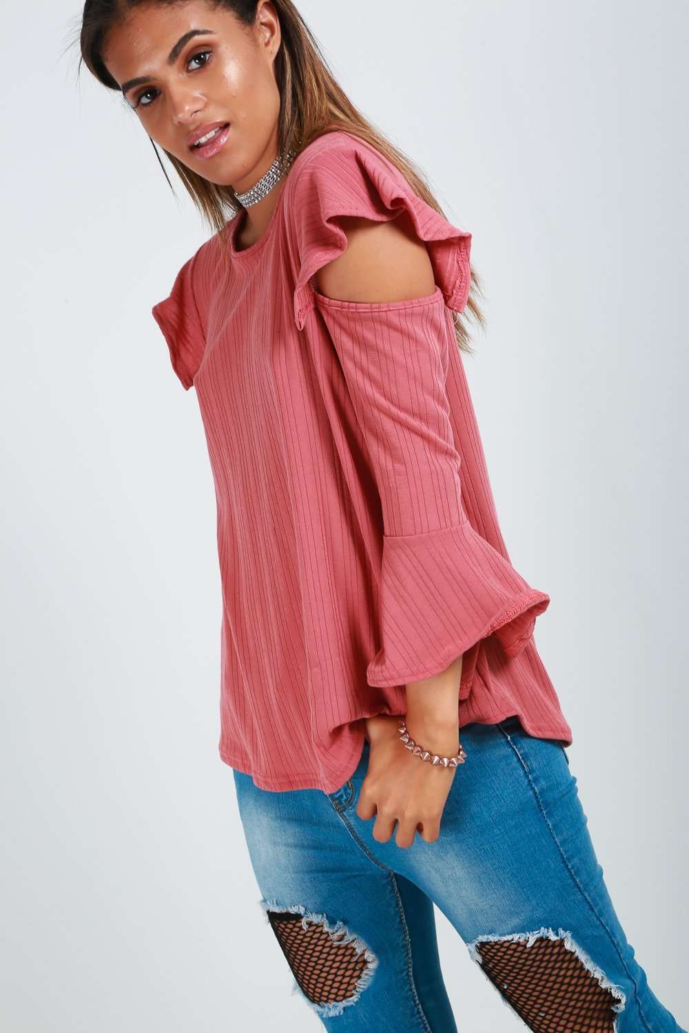 Phoebe Cold Shoulder Top - bejealous-com