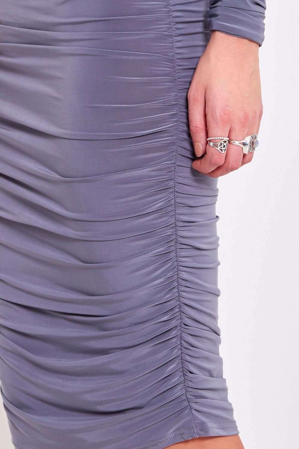 Sallie Long Sleeve Crop Top & Skirt Co Ord - bejealous-com