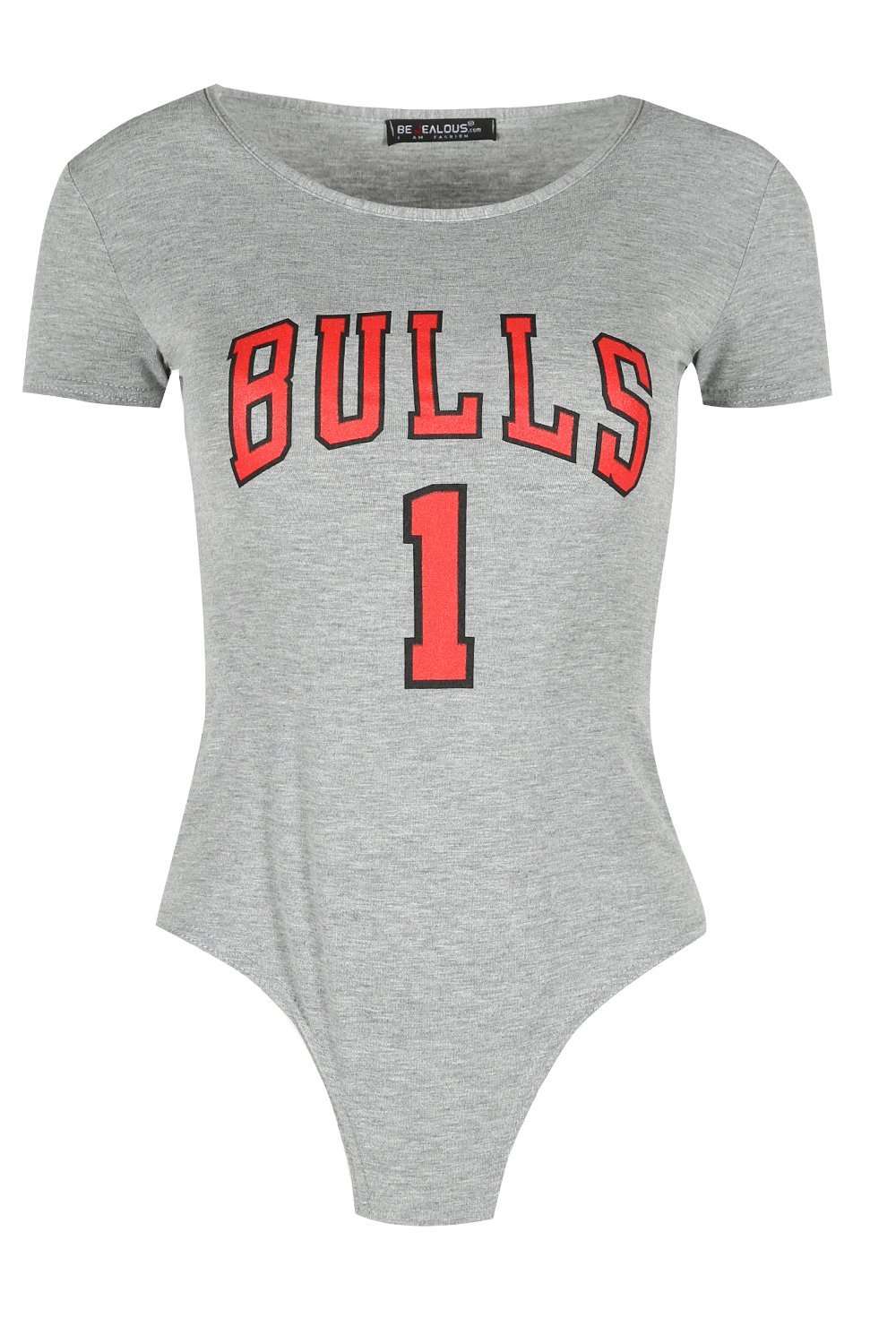 Sara Bulls Slogan Print Bodysuit - bejealous-com