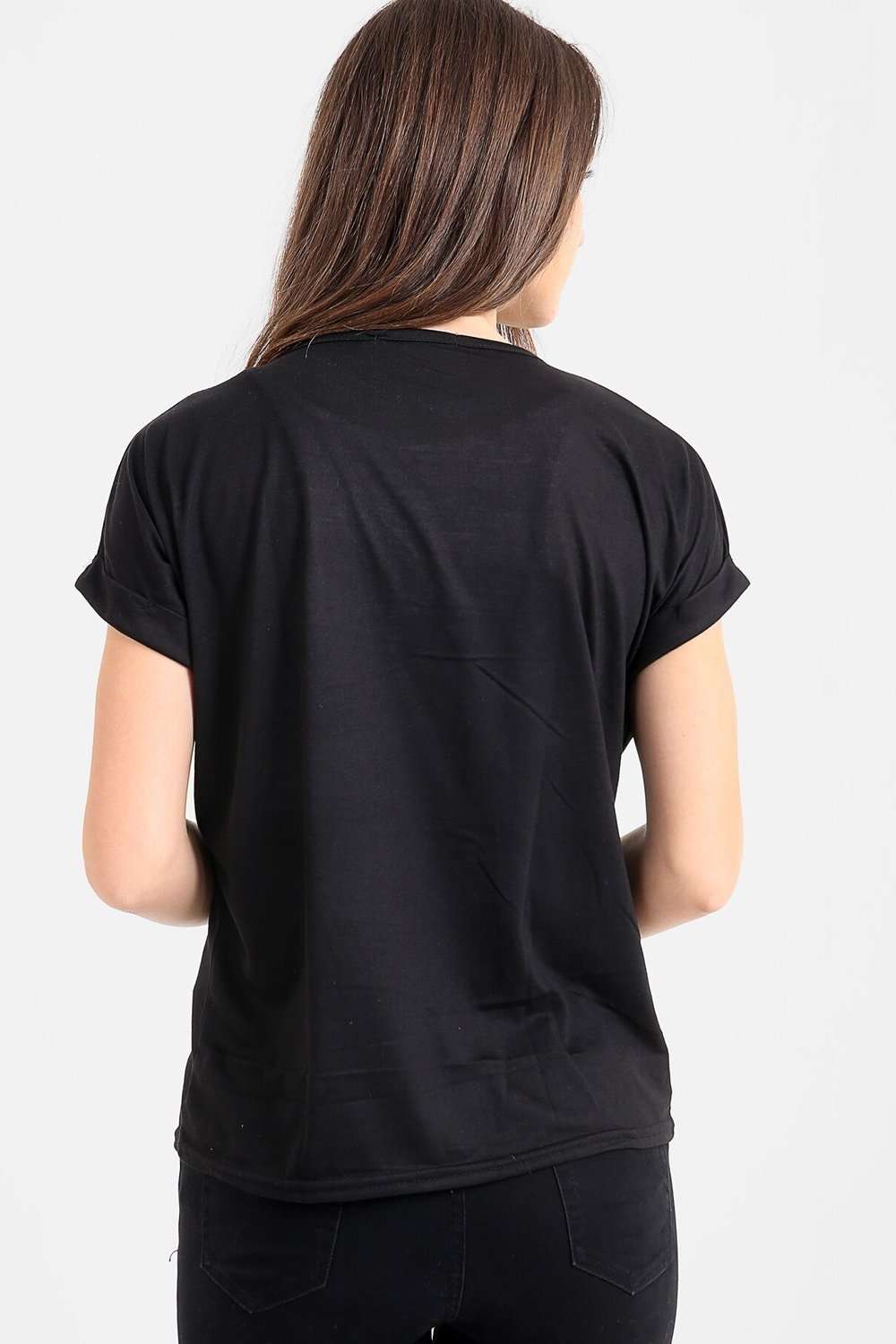 Skeleton Graphic Print Halloween Tshirt - bejealous-com