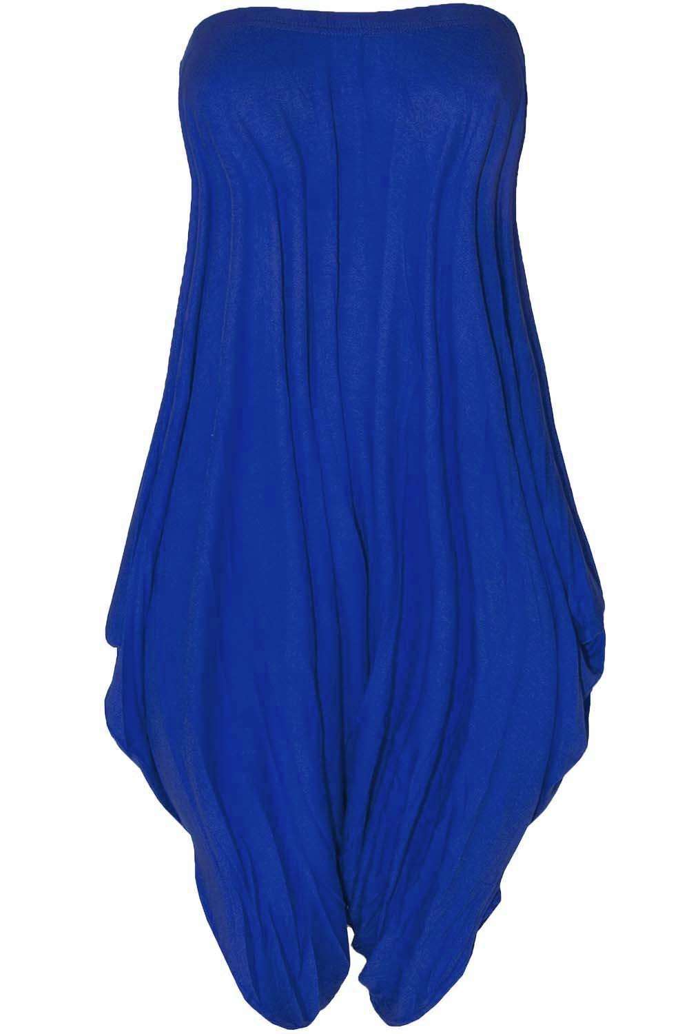 Taliah Bardot Hareem Cropped Leg Jumpsuit - bejealous-com