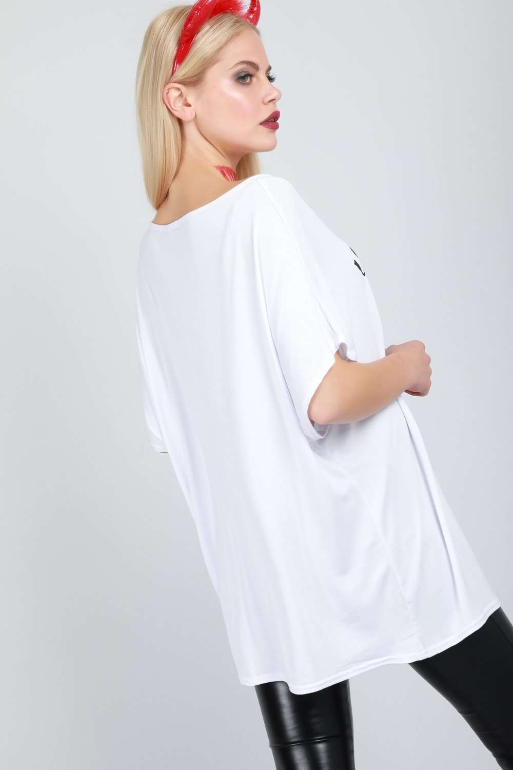 Vampire Bite Oversized Bat Wing Tshirt - bejealous-com