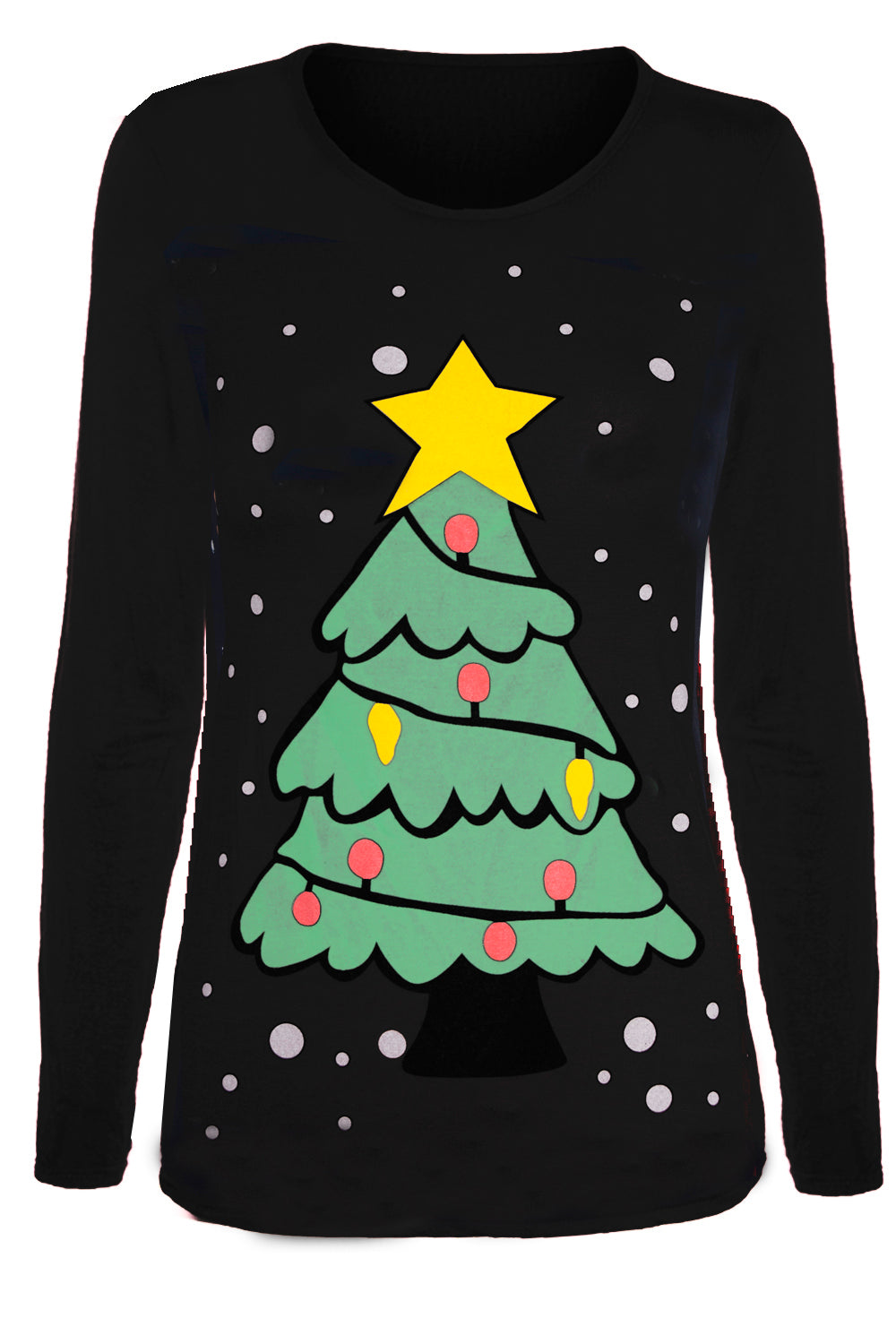 Scarlett Long Sleeve Christmas Print Tshirt