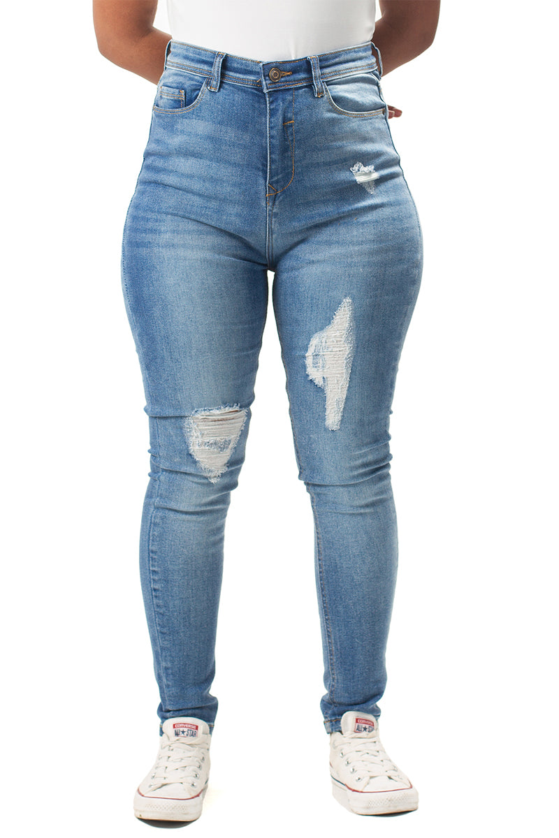 Isla Denim Skinny Mom Jeans