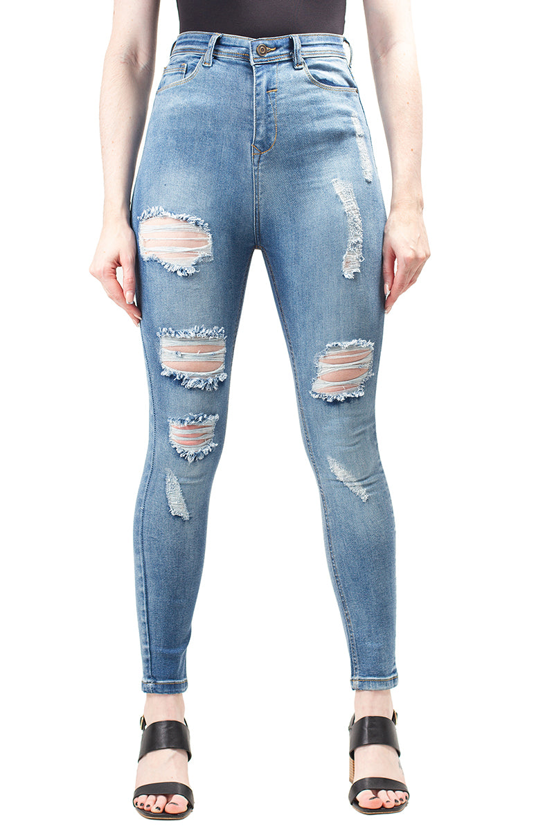 Isla Denim Skinny Mom Jeans