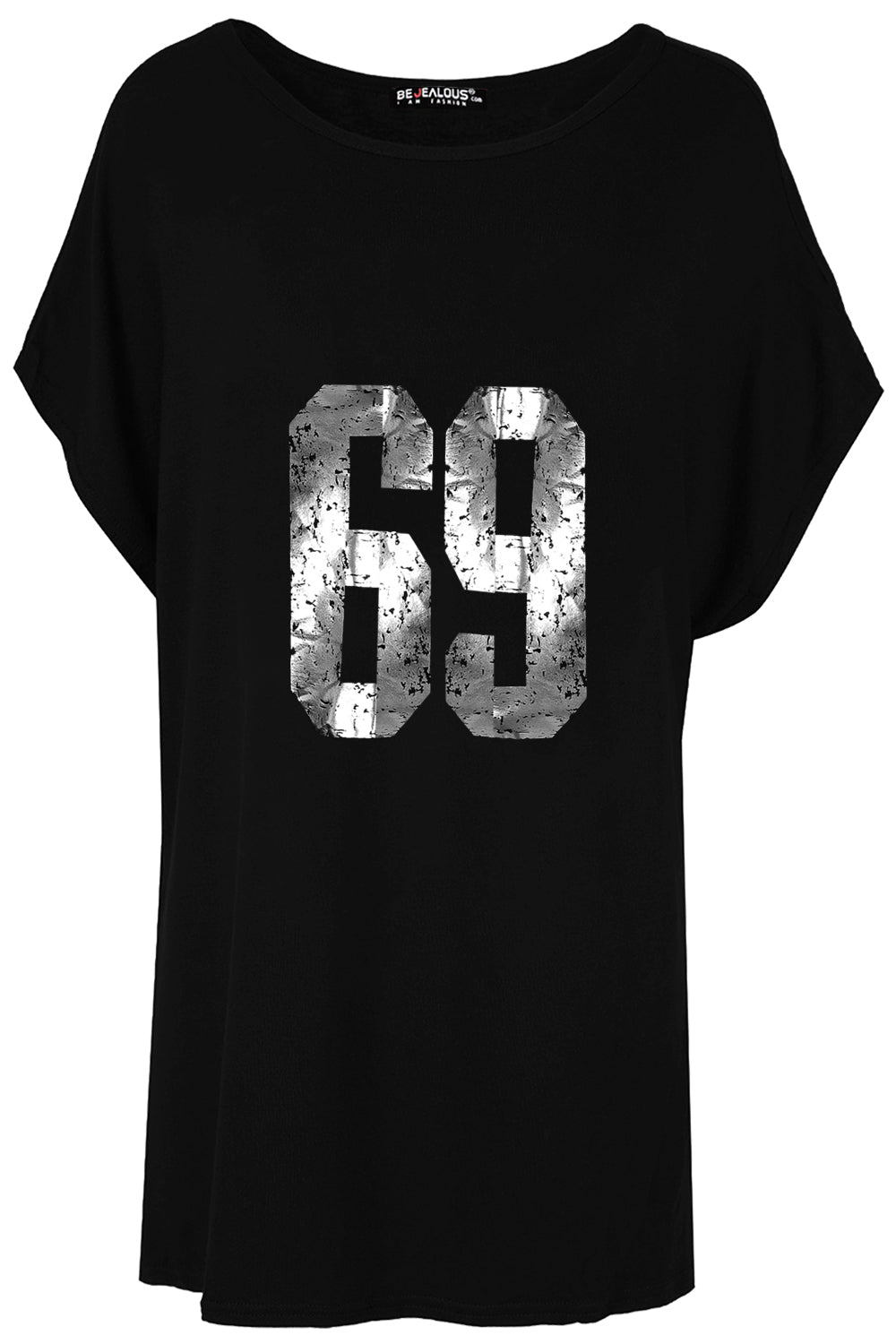 Isla 69 76 86 Printed Baggy Oversized T Shirt