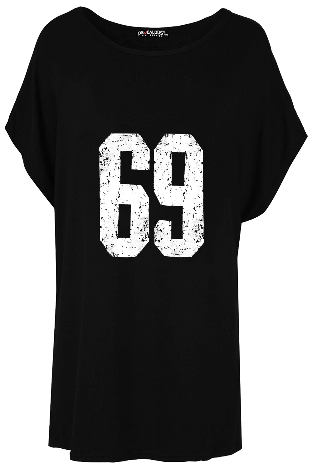 Isla 69 76 86 Printed Baggy Oversized T Shirt