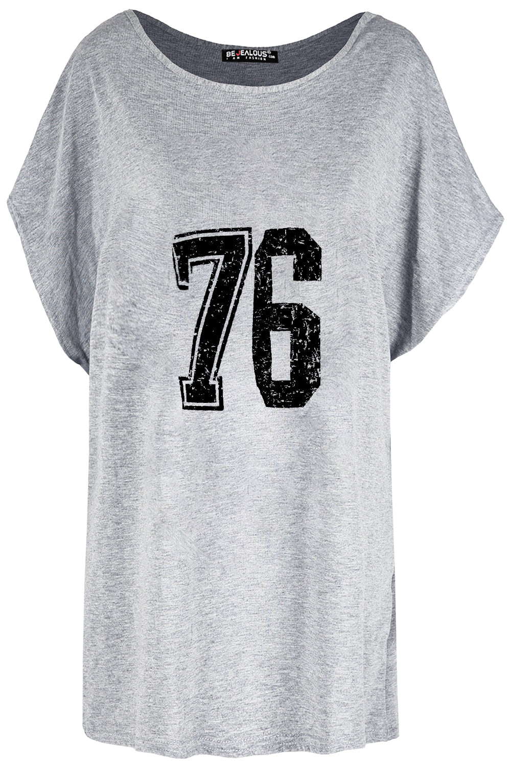 Isla 69 76 86 Printed Baggy Oversized T Shirt