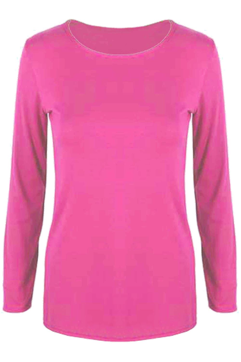 Olivia Plain Casual Long Sleeve T Shirt