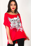 Mia Floral Crown Young Forever Oversized T Shirt