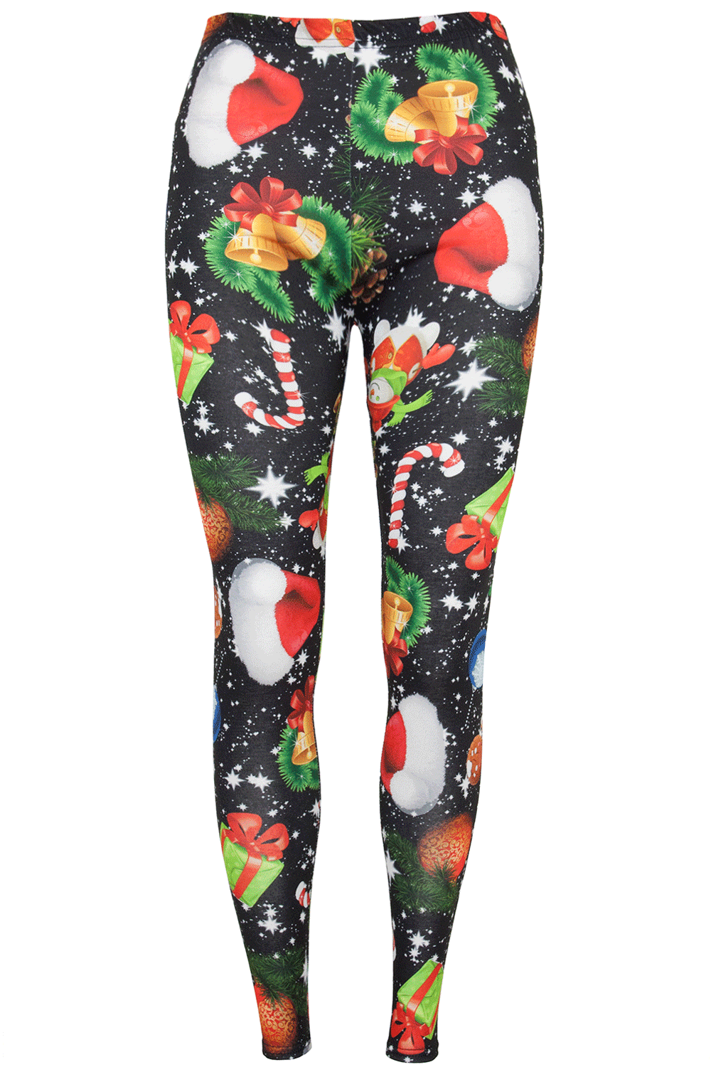 Isla Santa Christmas Reindeer Snowman Leggings