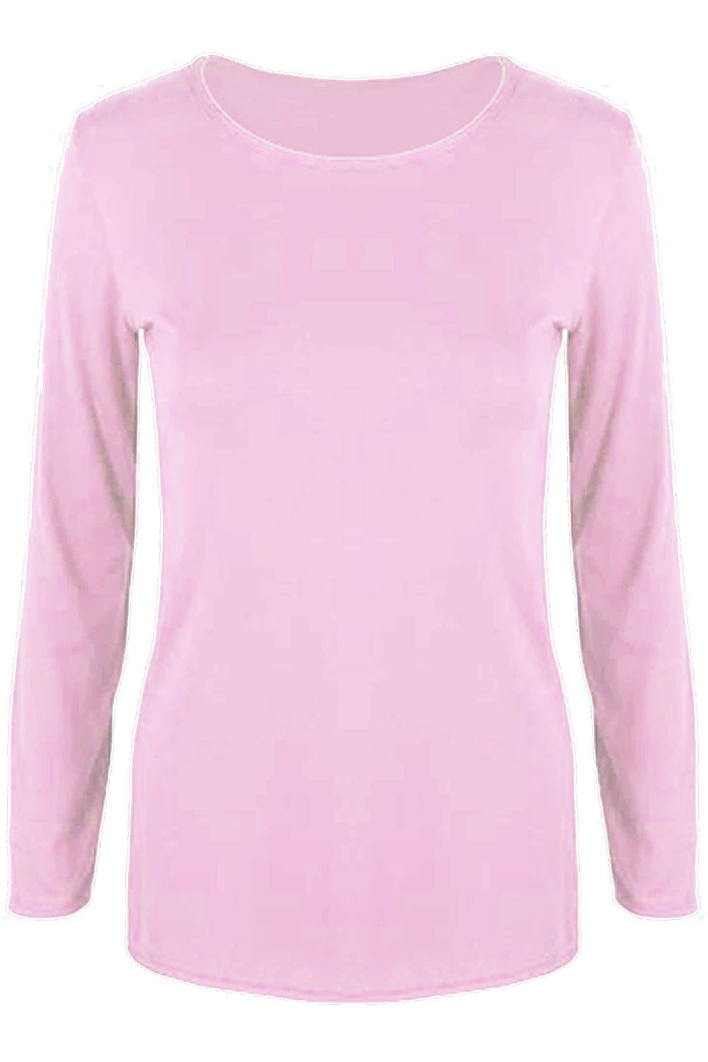 Olivia Plain Casual Long Sleeve T Shirt