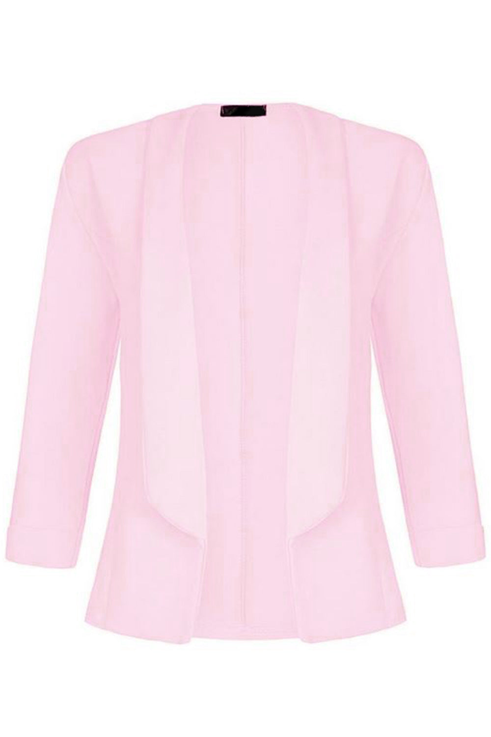Eli Open Front Cropped Sleeve Blazer Jacket