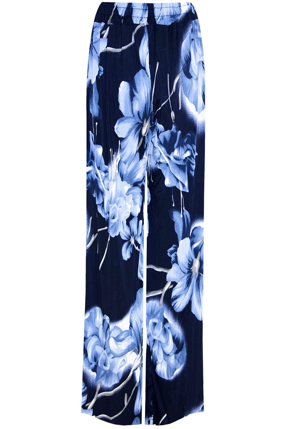 Emily Floral Print Wide Leg Palazzo Pants