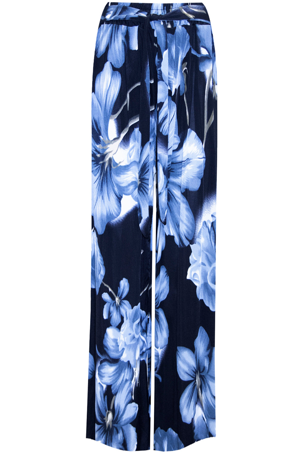 Emily Floral Print Wide Leg Palazzo Pants