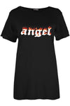 Aria Fire Angel Oversized Baggy T-Shirt